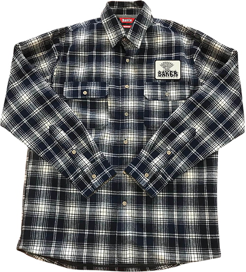 BAKER JOLLY MAN FLANNEL LS XLARGE NAVY