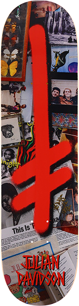 DEATHWISH DAVIDSON GANG MEMORIAL SKATEBOARD DECK-8.25