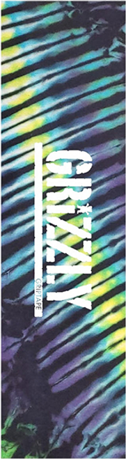 GRIZZLY 1-SHEET TIE DYE STAMP BLACK FOLD GRIP TAPE