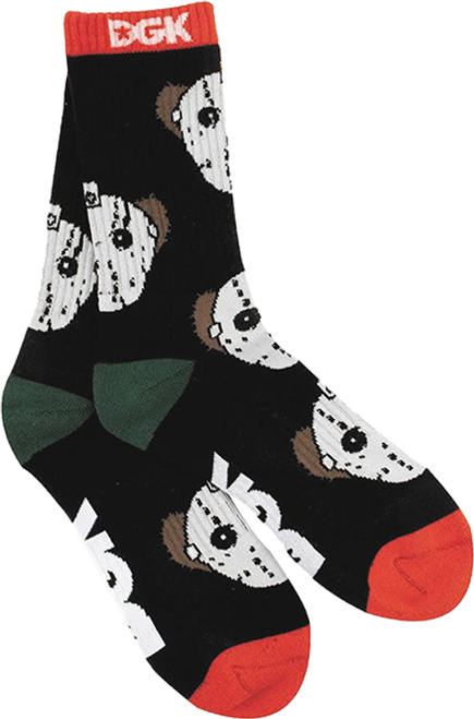 DGK RIVAL CREW SOCKS BLACK 1pr