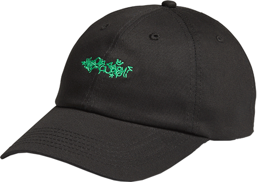 CALL ME 917 GREEN FLOW HAT ADJ-BLACK