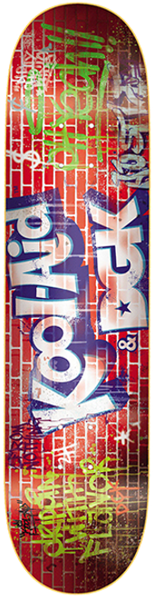 DGK X KOOL-AID CRASH SKATEBOARD DECK-8.25 LENTICULAR