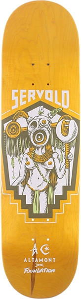 FOUNDATION SERVOLD ALTAMONT RITUAL SKATEBOARD DECK-8.5