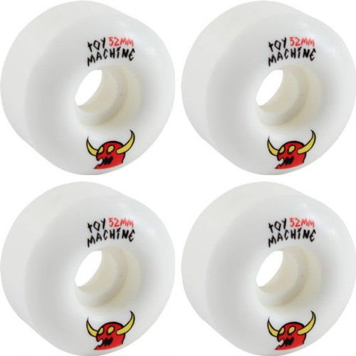 Toy Machine Sketchy Monster Wheels Set White White 52mm