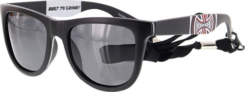 INDEPENDENT BANNER 80'S SUNGLASSES BLK/BLK