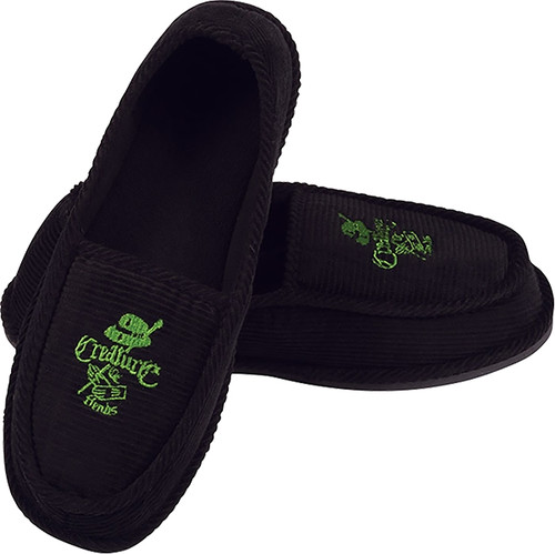 CREATURE CAR CLUB SLIP ON CREEPERS BLK/GRN SIZE 8