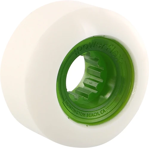 POWERFLEX ROCK CANDY 54mm 84b WHT/CLR.GREEN WHEELS SET