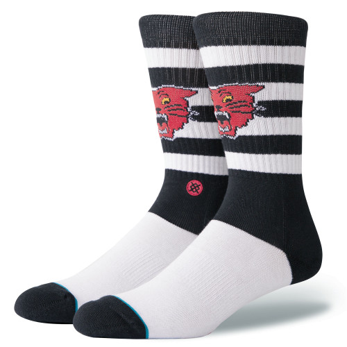 Stance Bleacher Socks Mens Black L (9-12)