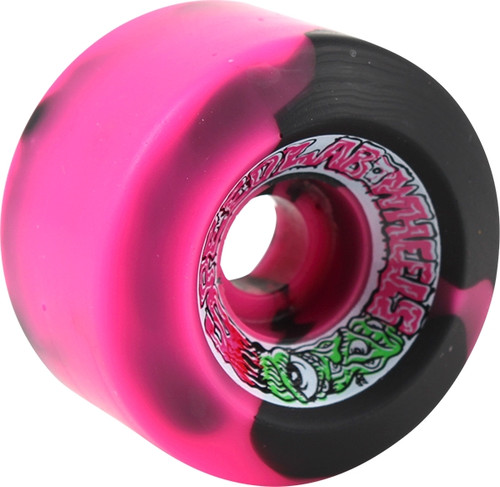 SPEEDLAB STRANGEHOUSE 60mm 95a PINK/BLK WHEELS SET