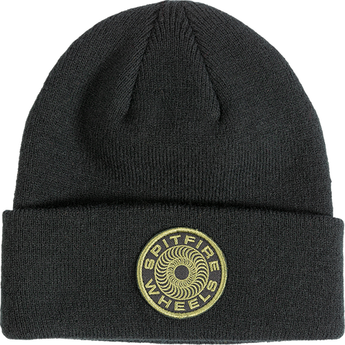 SPITFIRE CLASSIC '87 SWIRL PATCH BEANIE BLK/OLIVE