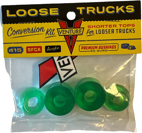 VENTURE LOOSE TRUCK CONVERSION BUSHINGS 90a GRN