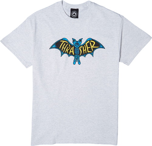 THRASHER BAT SS TSHIRT SMALL ASH