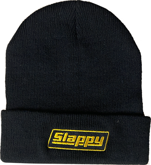 SLAPPY OG LOGO BEANIE BLACK