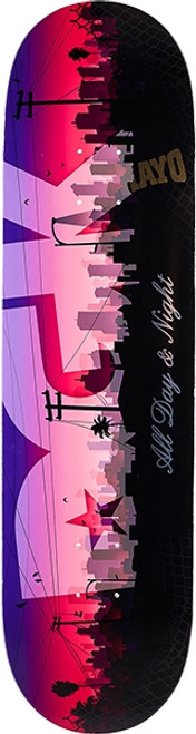 DGK ALL DAY & NIGHT SKATEBOARD DECK-8.25