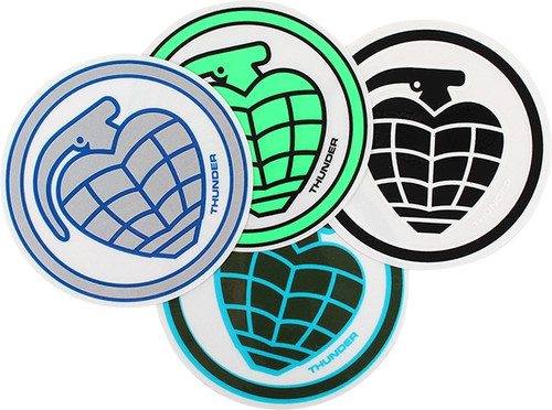 THUNDER CIRCLE GRENADE II MED DECAL STICKER ASSORTED (2 pack)