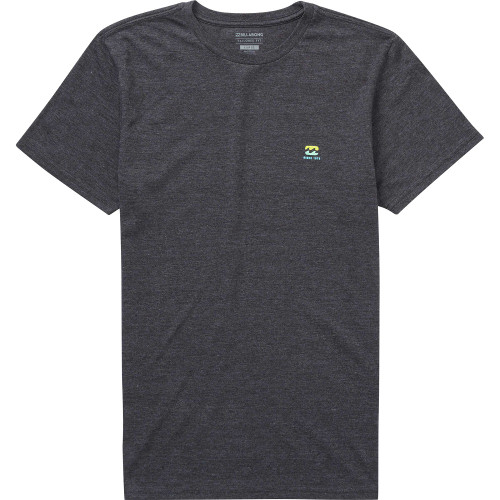 Billabong Free 73 Mens SS Tshirt Heather Black