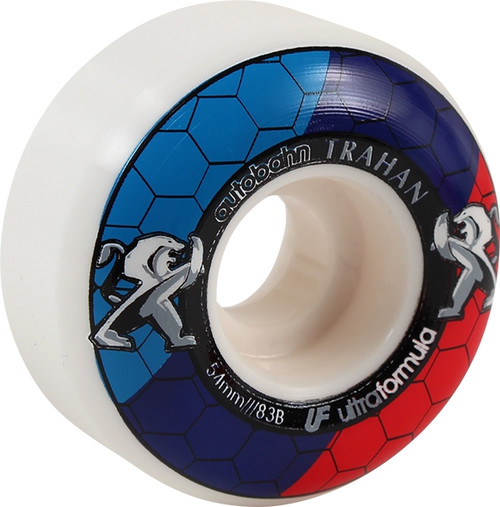 AUTOBAHN TRAHAN CAJUN 54mm WHITE WHEELS SET