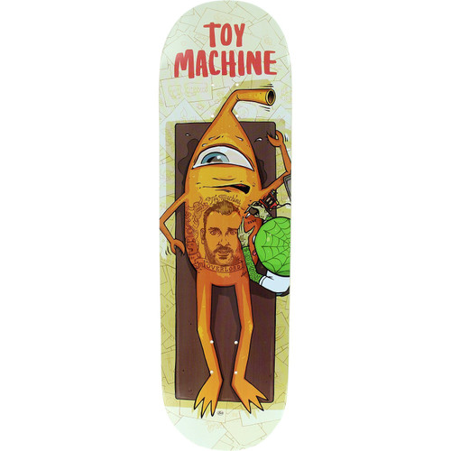 TOY MACHINE TEMPLETON OVERLORD SKATE DECK-8.37 w/MOB GRIP