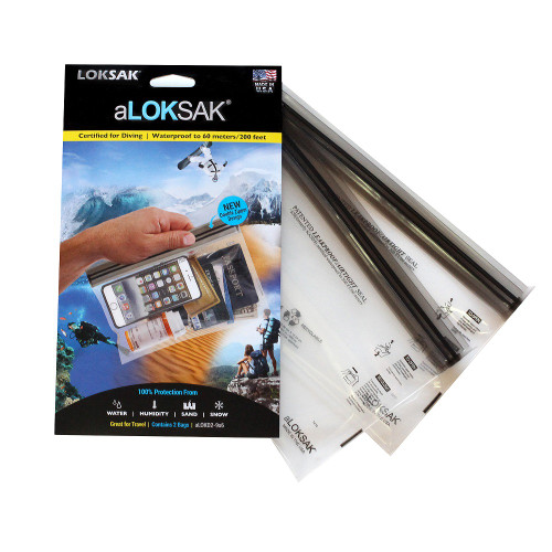 aLokSak Storage Bag Clear 9x6