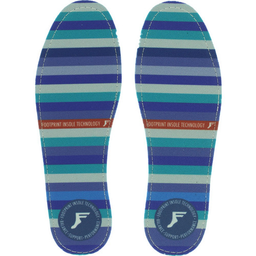 Footprint Kingfoam Insoles Blue Stripes