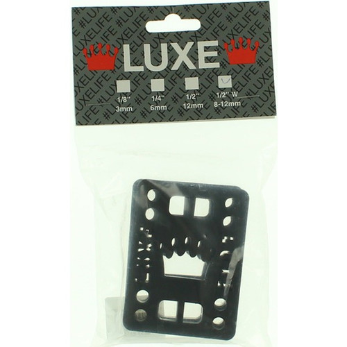 Luxe Skateboard Riser Set Black Wedge