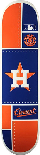 ELEMENT MLB HOUSTON ASTROS SQUARE SKATE DECK-8.0 w/MOB GRIP