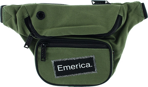BUMBAG DELUXE EMERICA OLIVE GREEN CANVAS