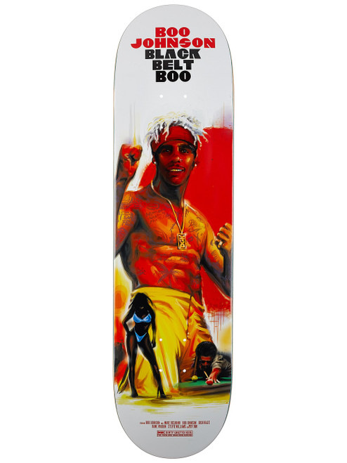 DGK Johnson Jung Fu Skate Deck White Red 8.25