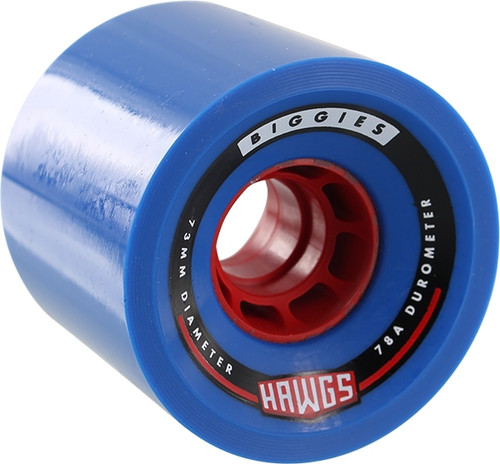 HAWGS BIGGER BIGGIE 73mm 78a BLUE WHEELS SET