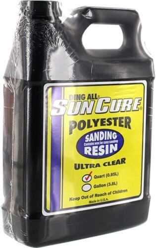 SunCure Polyester Sanding Resin Clear Quart