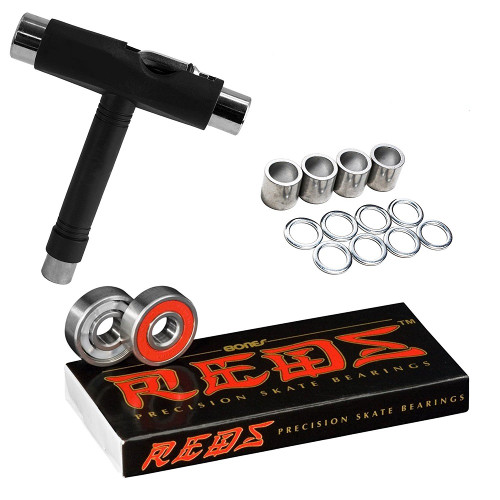 Bones Reds w/ T-Tool and (4pack) Spacers / (8pack) Speed Rings Black OneSize