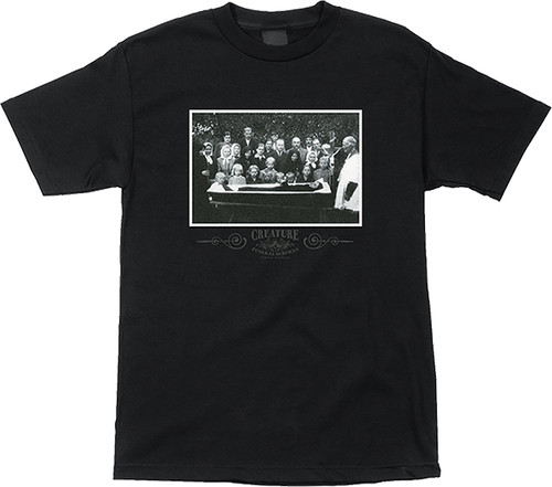 CREATURE FUNERAL SERVICE SS TSHIRT SMALL BLACK