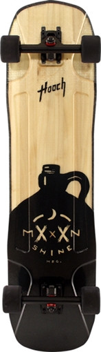 MOONSHINE HOOCH SKATEBOARD COMPLETE-9.75x38 NAT/BLK