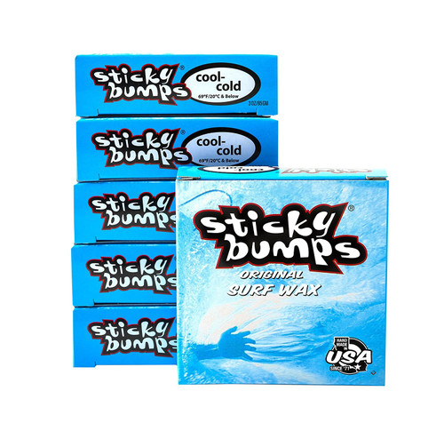 Sticky Bumps Original Surf Wax Cool Cold 6 PACK