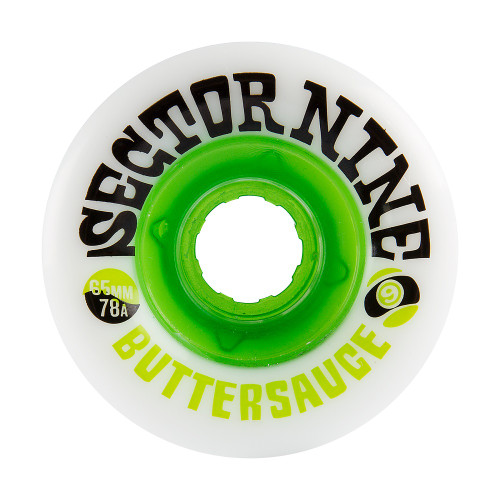 Sector 9 Slide ButterSauce Wheels Set White Green 65mm/78a