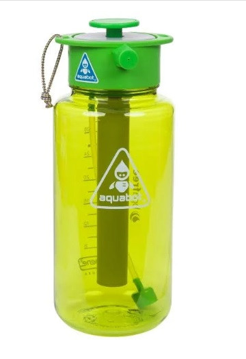 Lunatec Aquabot Water Bottle Green 32oz