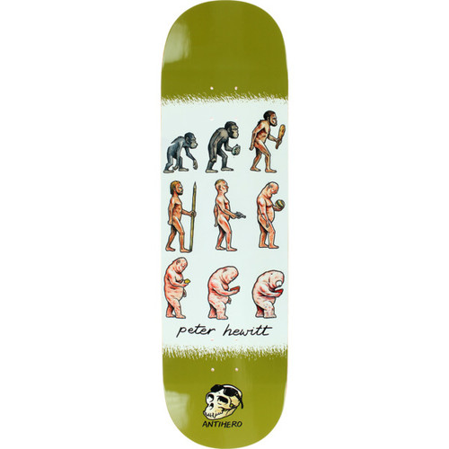 Anti Hero Hewitt Evolution Skate Deck White Green 8.75