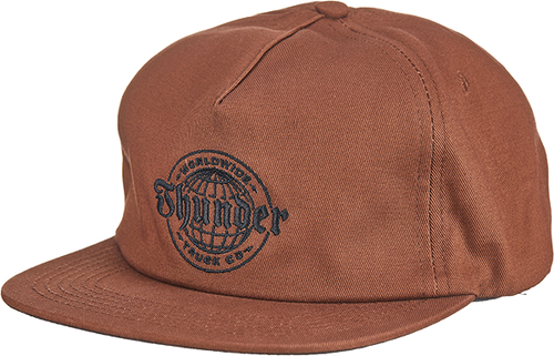 THUNDER WORLDWIDE HAT ADJ-BRWN/BLK