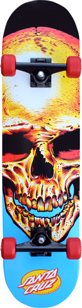 SANTA CRUZ DEAD POOL SKATEBOARD COMPLETE -7.7x31.4
