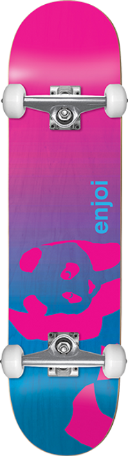 ENJOI FADED PANDA SKATEBOARD COMPLETE-7.75 BLUE/PINK