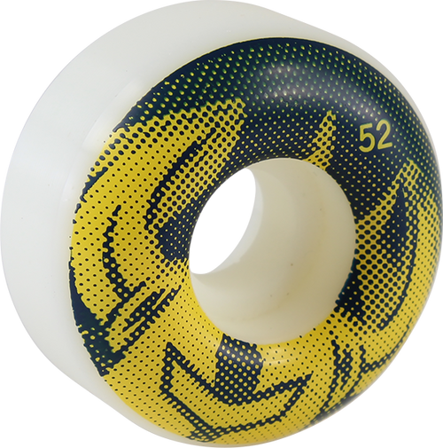 DARKSTAR SCRIM 52mm WHT/BLUE/YEL WHEELS SET