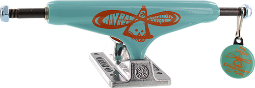 INDEPENDENT BARBEE STD 159mm HOLLOW TEAL/ORG/SIL TRUCKS SET