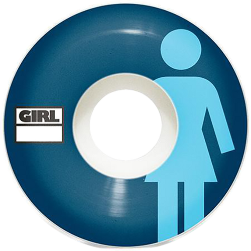 GIRL JUMBO OG CONICAL 52mm WHT/BLUE WHEELS SET