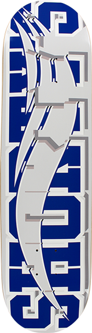 SHORTY'S SKATE BLOCK DECK-8.0 GREY/BLUE