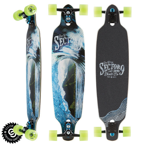 Sector 9 Echo Fractal Complete Blue Black 9x36