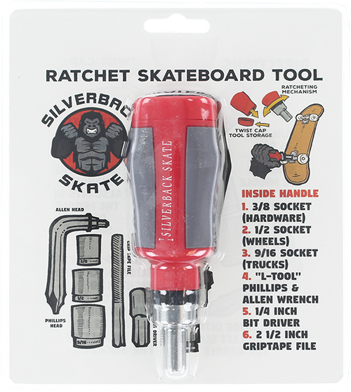 SILVERBACK SKATE RATCHET TOOL RED