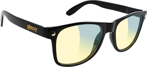 GLASSY LEONARD GAMERS BLK/CLR SUNGLASSES