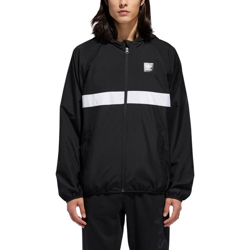 Adidas BlackBird Wind Jacket Mens Black White