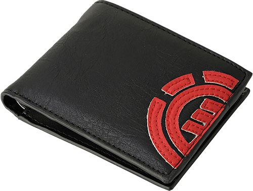 ELEMENT DAILY WALLET BLK/FIRE RED