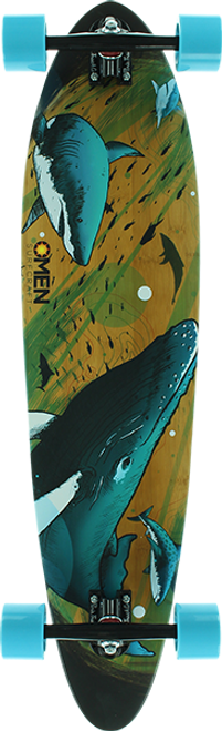 OMEN SEALIFE SKATEBOARD COMPLETE-9.1x38